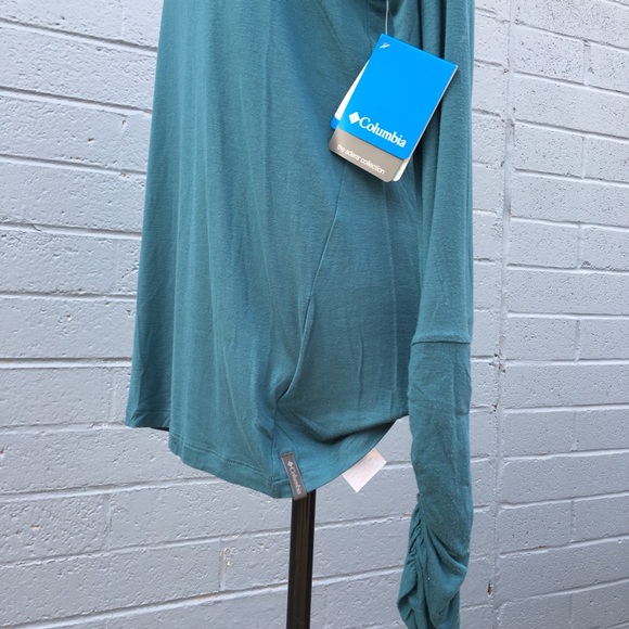 Columbia Teal Lumianation Long Sleeve NWT Top - Picture 4 of 8